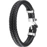 Браслет ZIPPO STEEL BRAIDED LEATHER BRACELET 2007169